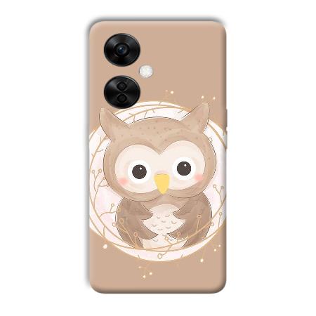 Owlet Customized Printed Back Case for OnePlus Nord CE 3 Lite 5G