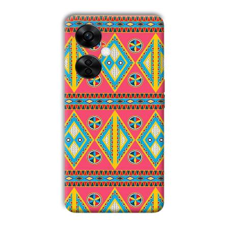 Colorful Rhombus Customized Printed Back Case for OnePlus Nord CE 3 Lite 5G