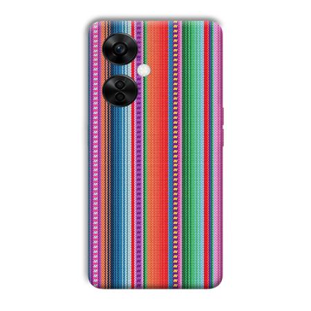 Fabric Pattern Customized Printed Back Case for OnePlus Nord CE 3 Lite 5G