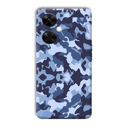Blue Patterns Customized Printed Back Case for OnePlus Nord CE 3 Lite 5G