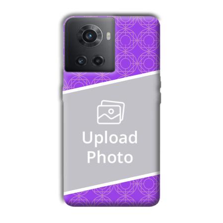 Purple Design Customized Printed Back Case for OnePlus 10R 5G