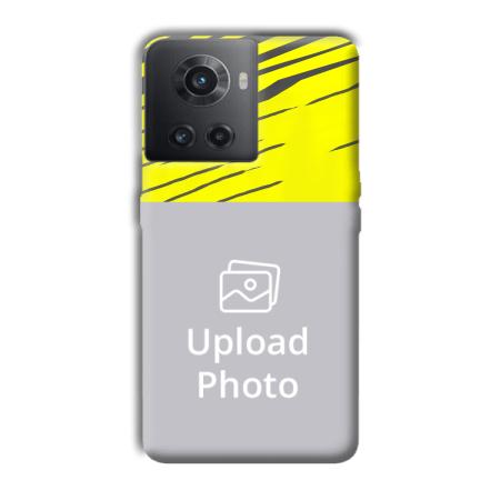 Yellow Lines Customized Printed Back Case for OnePlus 10R 5G