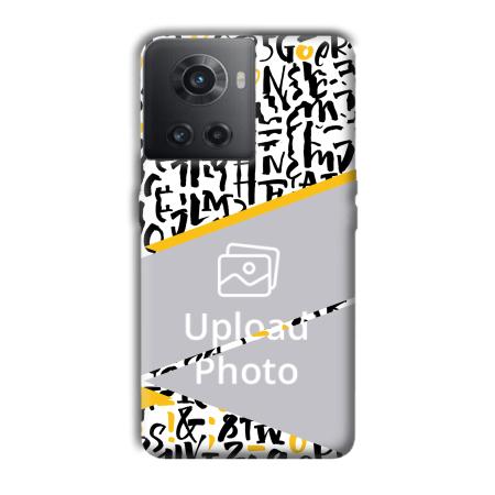 Letters Customized Printed Back Case for OnePlus 10R 5G