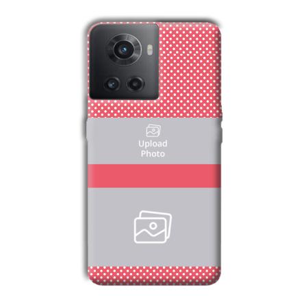 Pink Polka Customized Printed Back Case for OnePlus 10R 5G