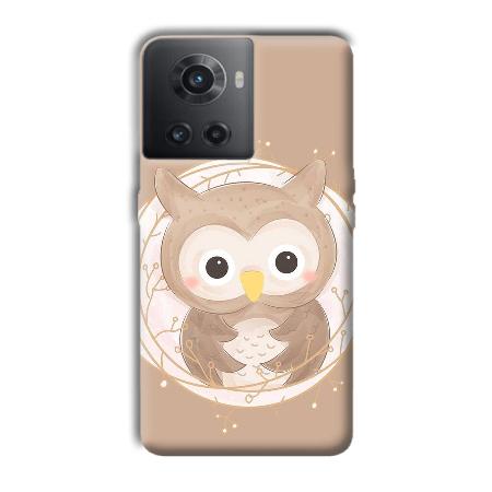 Owlet Customized Printed Back Case for OnePlus 10R 5G
