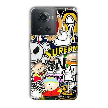 Cartoons Customized Printed Back Case for OnePlus 10R 5G