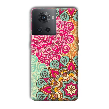 Floral Design Customized Printed Back Case for OnePlus 10R 5G