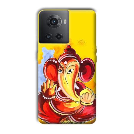 Ganesha Ji Customized Printed Back Case for OnePlus 10R 5G