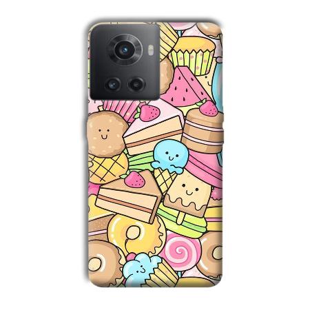 Love Desserts Customized Printed Back Case for OnePlus 10R 5G