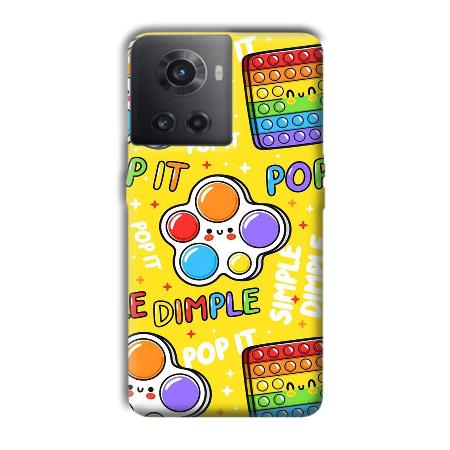 Pop It Customized Printed Back Case for OnePlus 10R 5G