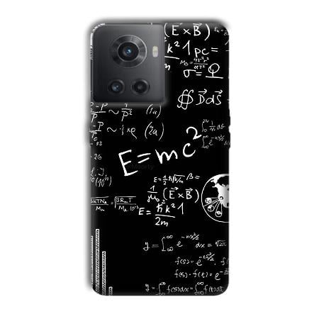E is Equal To MC2 Customized Printed Back Case for OnePlus 10R 5G