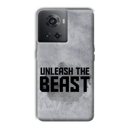 Unleash The Beast Customized Printed Back Case for OnePlus 10R 5G