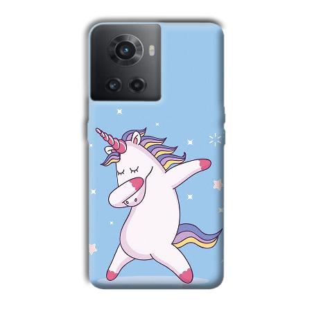 Unicorn Dab Customized Printed Back Case for OnePlus 10R 5G