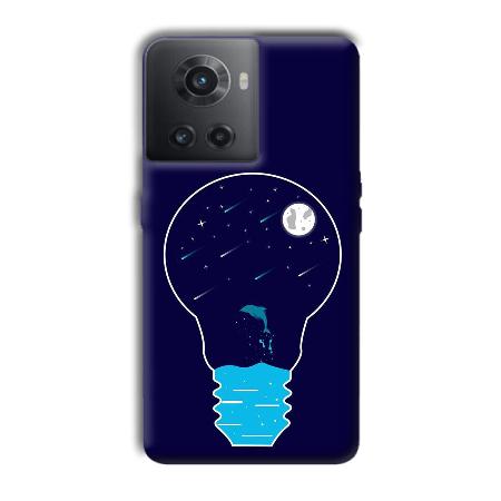 Night Bulb Customized Printed Back Case for OnePlus 10R 5G