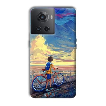 Boy & Sunset Customized Printed Back Case for OnePlus 10R 5G