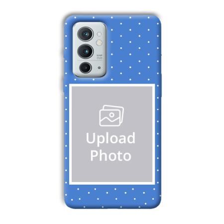 Sky Blue White Customized Printed Back Case for OnePlus 9RT