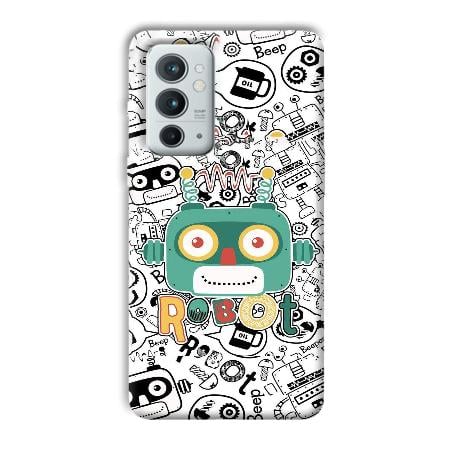 Animated Robot Customized Printed Back Case for OnePlus 9RT