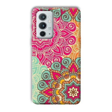 Floral Design Customized Printed Back Case for OnePlus 9RT