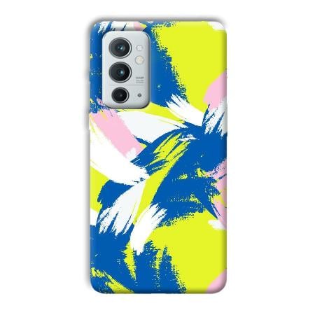 Blue White Pattern Customized Printed Back Case for OnePlus 9RT