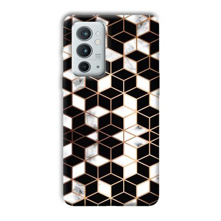 Black Cubes Customized Printed Back Case for OnePlus 9RT