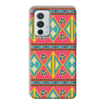 Colorful Rhombus Customized Printed Back Case for OnePlus 9RT