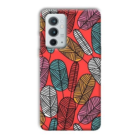 Lines and Leaves Customized Printed Back Case for OnePlus 9RT