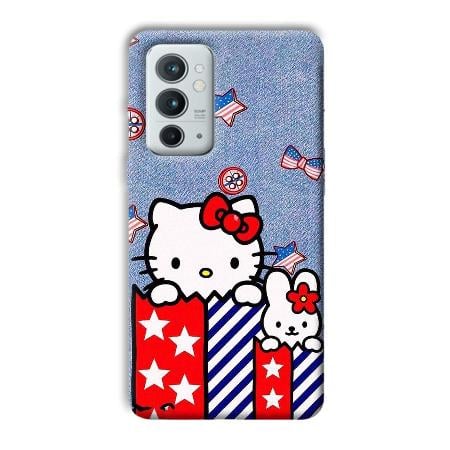 Cute Kitty Customized Printed Back Case for OnePlus 9RT
