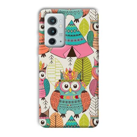 Fancy Owl Customized Printed Back Case for OnePlus 9RT