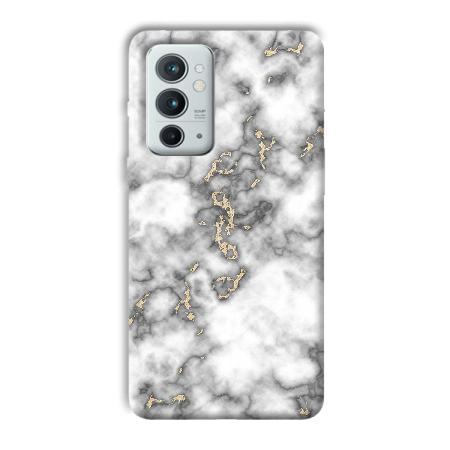 Grey White Design Customized Printed Back Case for OnePlus 9RT