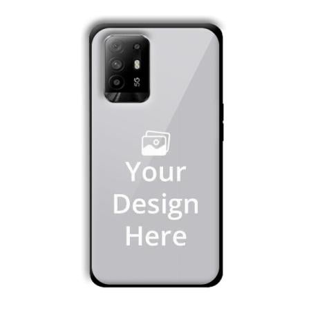 Glass Premium Customized Photo Printed Back Case for Oppo F19 Pro Plus