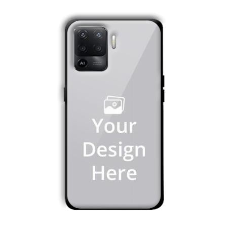 Glass Premium Customized Photo Printed Back Case for Oppo F19 Pro