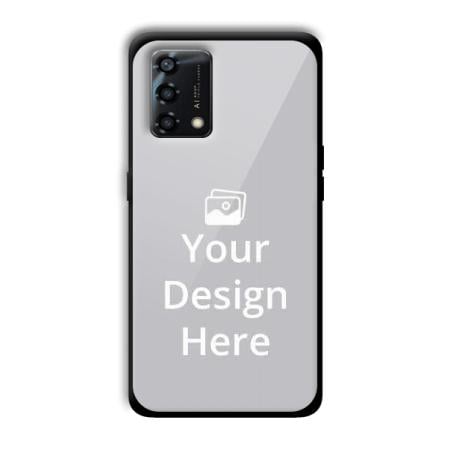 Glass Premium Customized Photo Printed Back Case for Oppo F19s