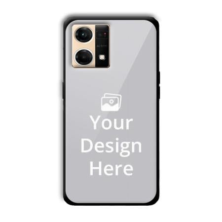 Glass Premium Customized Photo Printed Back Case for Oppo F21 Pro
