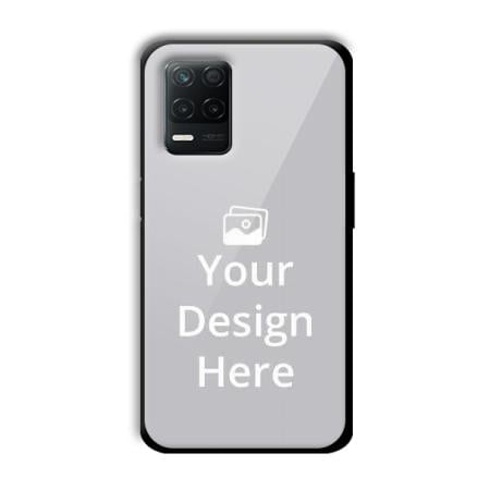 Glass Premium Customized Photo Printed Back Case for Realme 8 5G