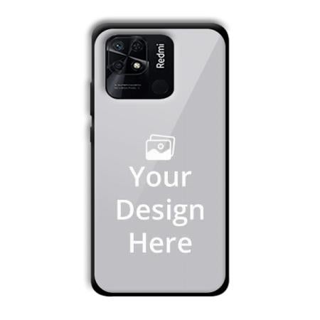 Glass Premium Customized Photo Printed Back Case for Xiaomi Redmi 10