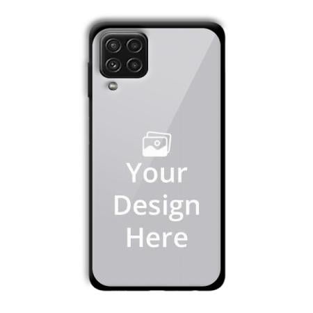 Glass Premium Customized Photo Printed Back Case for Samsung Galaxy A22 4G