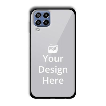Glass Premium Customized Photo Printed Back Case for Samsung Galaxy M33 5G