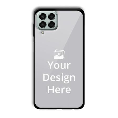 Glass Premium Customized Photo Printed Back Case for Samsung Galaxy M53