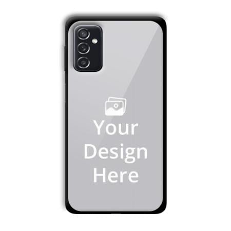 Glass Premium Customized Photo Printed Back Case for Samsung Galaxy M52