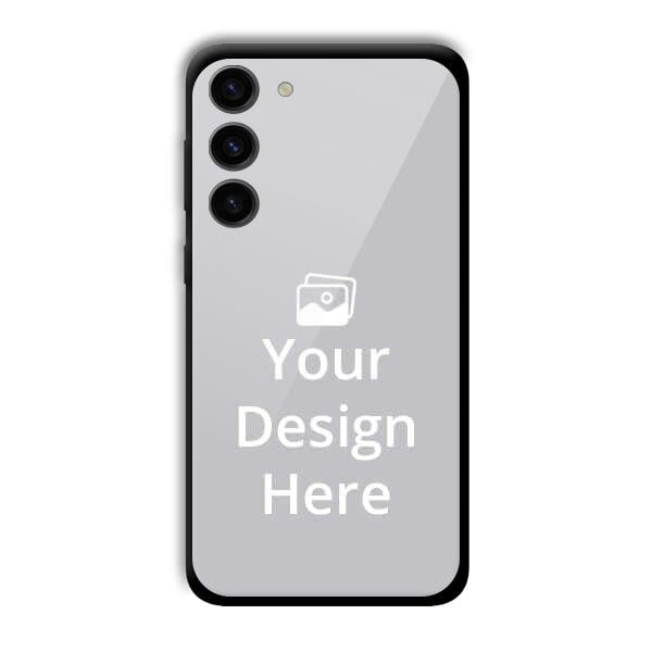 Glass Premium Customized Photo Printed Back Case for Samsung Galaxy S23