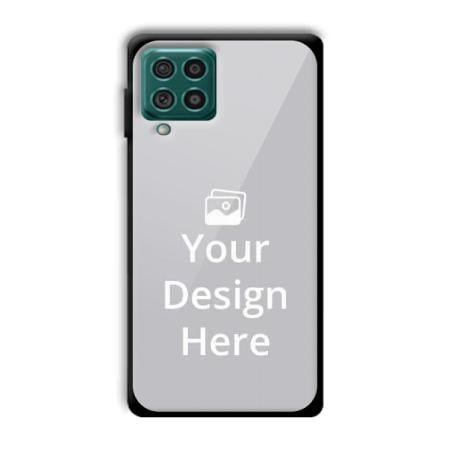 Glass Premium Customized Photo Printed Back Case for Samsung Galaxy F62