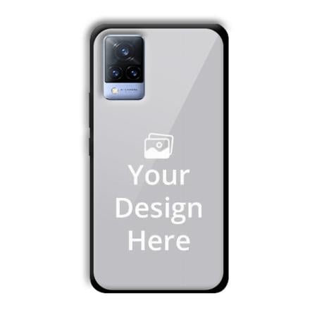 Glass Premium Customized Photo Printed Back Case for Vivo V21