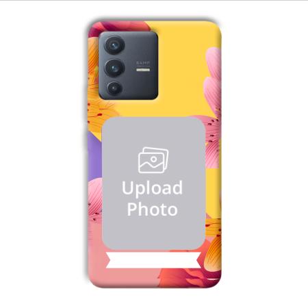 Colorful Flowers Customized Printed Back Case for Vivo V23