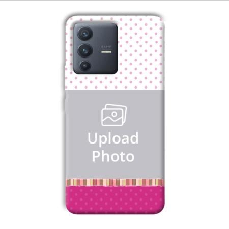 Baby Pink Design Customized Printed Back Case for Vivo V23