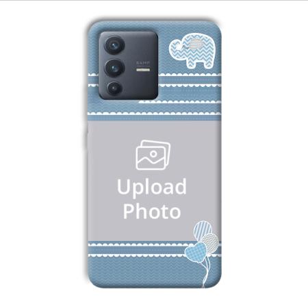 Elephant Customized Printed Back Case for Vivo V23