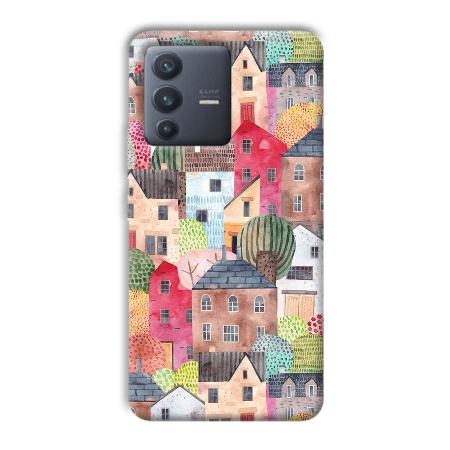 Colorful Homes Customized Printed Back Case for Vivo V23