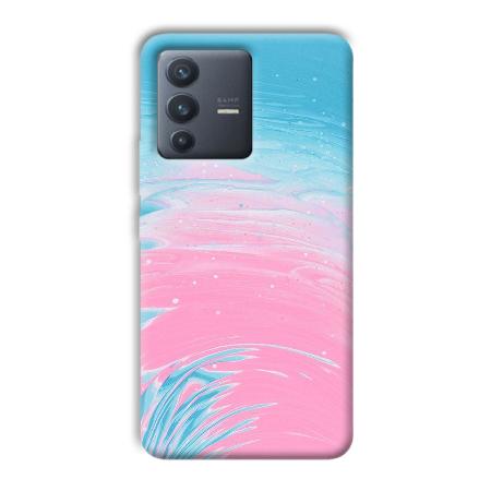 Pink Water Customized Printed Back Case for Vivo V23