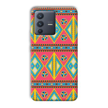 Colorful Rhombus Customized Printed Back Case for Vivo V23