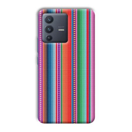 Fabric Pattern Customized Printed Back Case for Vivo V23