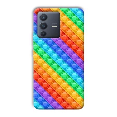 Colorful Circles Customized Printed Back Case for Vivo V23